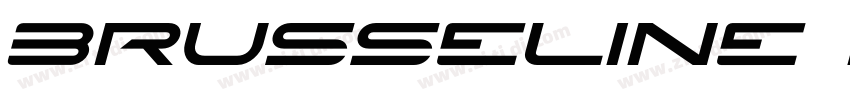 Brusseline Italic字体转换
